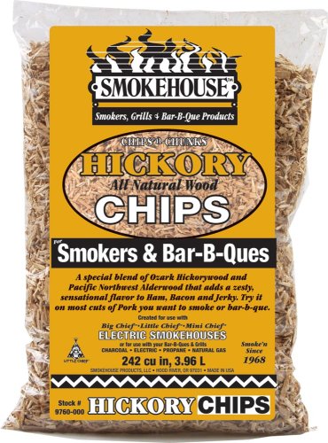 Smokehouse Products All Natural Flavored Wood Smoking Chips - Hickory