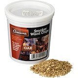 Wood Smoking Chips - 1 Pint of Oak Wood Chips Fine for Smokers - 100 Natural Pack of 3