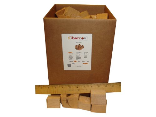 CharcoalStore Alder Smoking Wood Chunks - No Bark 10 Pounds