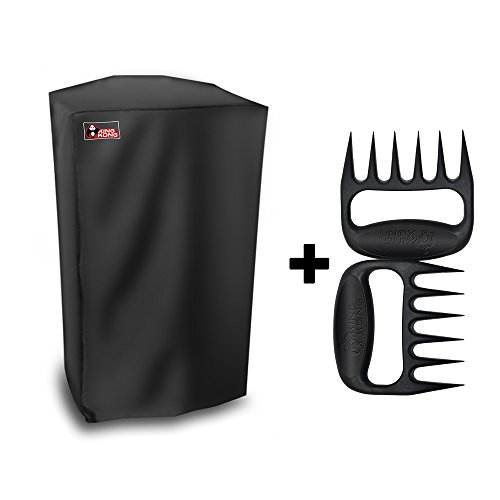 Kingkong 30-Inch Electric Smoker Cover Protects Electric Smoker From Dust and Dirty Including BBQ Meat Handler Forks
