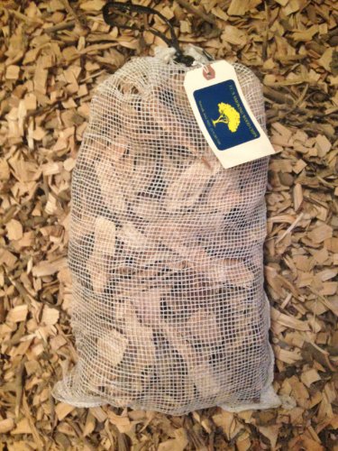 JCs Smoking Wood Chips - 525 Cu Inch Mesh Bag - Pecan