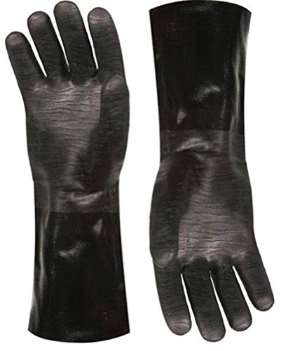 Artisan Griller Redefining Outdoor Cooking BBQ Heat Resistant Insulated Smoker Grill Fryer Oven Cooking Gloves BarbecueFryingGrilling - Waterproof Oil Resistant -1 pair Size 10XL - Fits Most