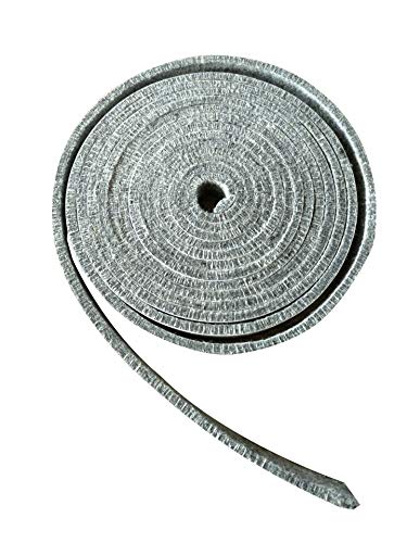 BroilPro Accessories 800F High Temp Rated BBQ Smoker Gasket Self Stick Felt 15ft Long 34 Wide 15 Thick