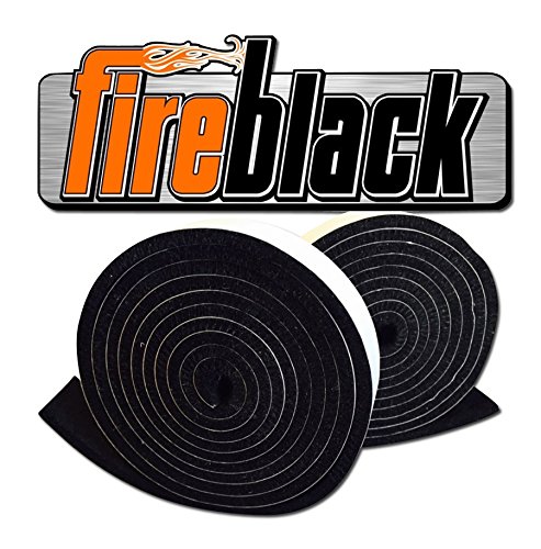 FireBlack34 for Big Green Egg Small Medium Mini 34 x 18 Black Hi Temp BBQ Smoker Gasket 15 ft