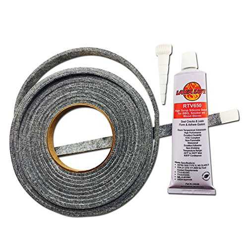 Smoker Sealer High Temp BBQ gasket adhesive smoker lid door tape GL-12 LL3R