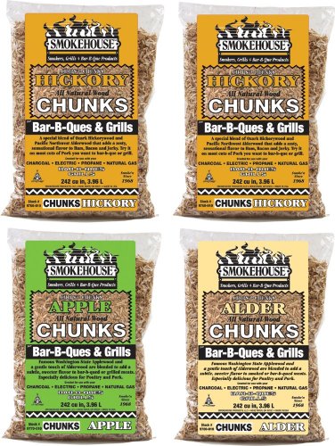 Smokehouse Products Assorted Flavor Chunks 4-pack