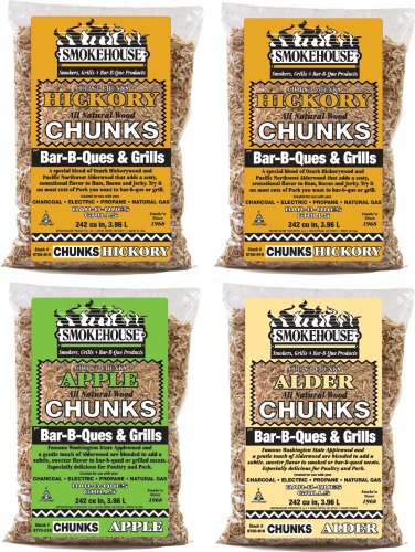 Smokehouse Products Assorted Flavor Chunks 4-Pack