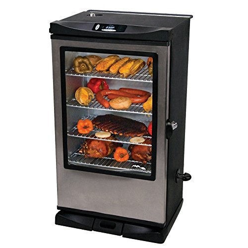 Masterbuilt 20075315 Front Controller Smoker With Viewing Window And Rf Remote Control 40-inch