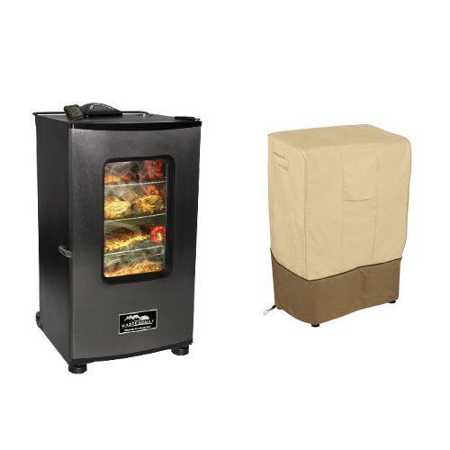 Masterbuilt 20070411 30-inch Top Controller Electric Smoker With Window And Rf Controller With Classic Accessories
