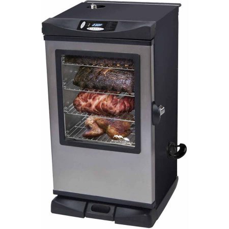 Masterbuilt Front Controller Electric Smoker With Viewing Window And Remote 30