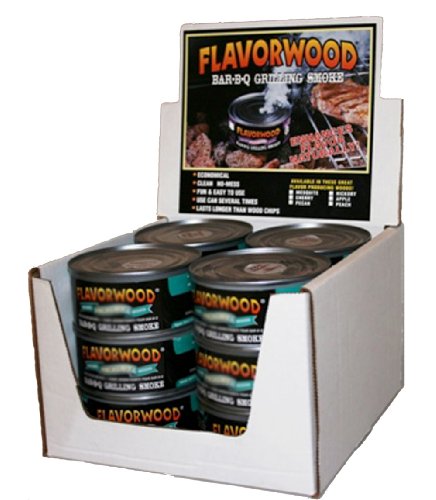 Grilling Smoke - Reusable Flavorwood Bbq Grill Smoke In A Can 12 Can Value Pack - Mesquite - Easily Infuse Natural