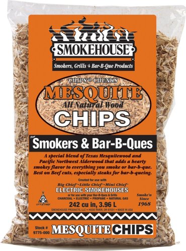 Smokehouse Products All Natural Flavored Wood Smoking Chips- Mesquite