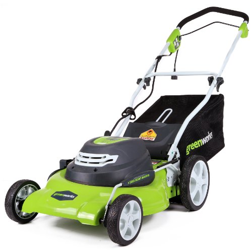 Greenworks 25022 12 Amp Corded 20-inch Lawn Mower