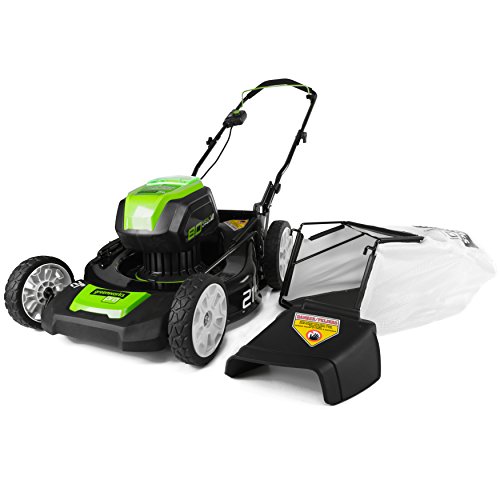 Greenworks Pro Glm801600 80v 21-inch Cordless Lawn Mower Battery And Charger Not Included