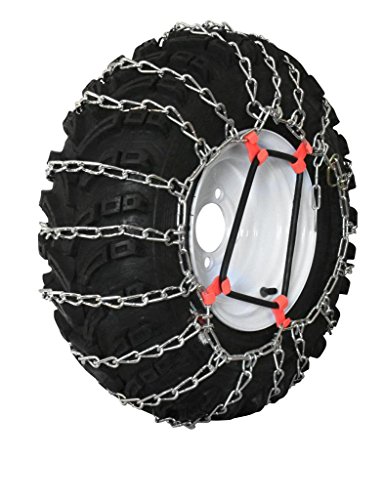 Grizzlar GTU-288 Garden Tractor 2 link Ladder Alloy Tire Chains Tensioner included 24x1200-12