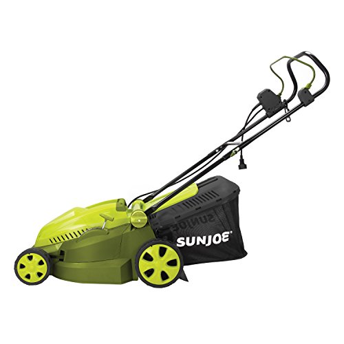 Sun Joe Mj402e Mow Joe 16-inch 12-amp Electric Lawn Mower + Mulcher