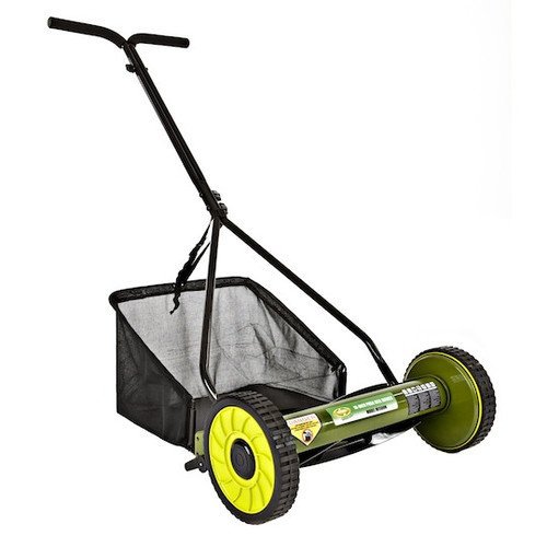 Sun Joe Mow Joe 16 In. Manual Reel Mower With Catcher Remanufactured