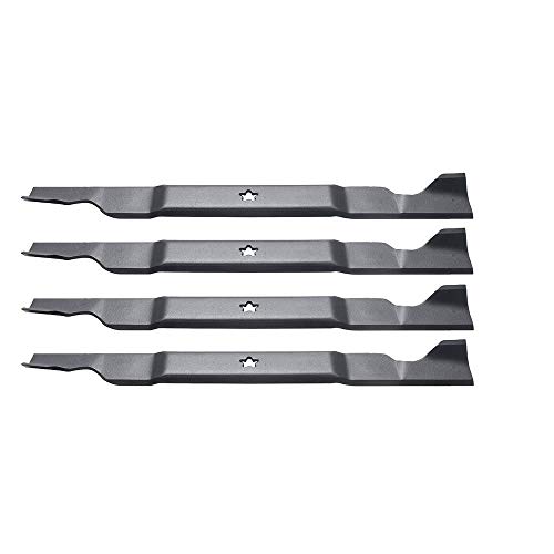 4 High Lift Mower Blades for Craftsman Riding Mowers 46 Deck Replaces 532405380
