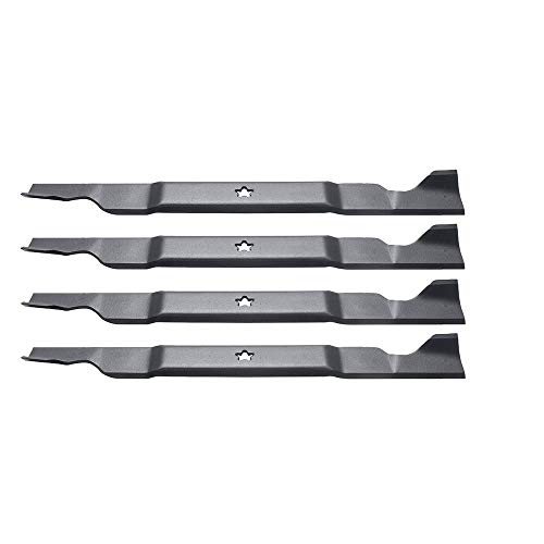 4 High Lift Mower Blades for Craftsman Riding Mowers 46 Deck Replaces 532405380