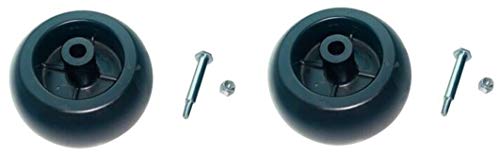 2Two Deck Wheels WBoltNut Fits Craftsman Riding Mower 174873 133957 193406