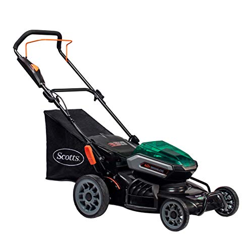 Scotts Outdoor Power Tools 61940S 19-Inch 40-Volt Cordless Lawn Mower 5Ah Battery and Fast Charger Included