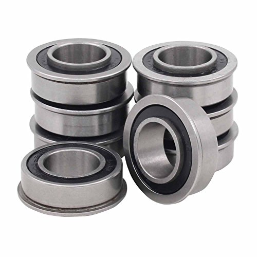 34 Bearing Pack - 8 ID 34 x OD 1-38 - Lawn Mower and Wheelbarrows Carts Wheel Bearing - Marathon 60611 Flanged Precision Ball Bearing