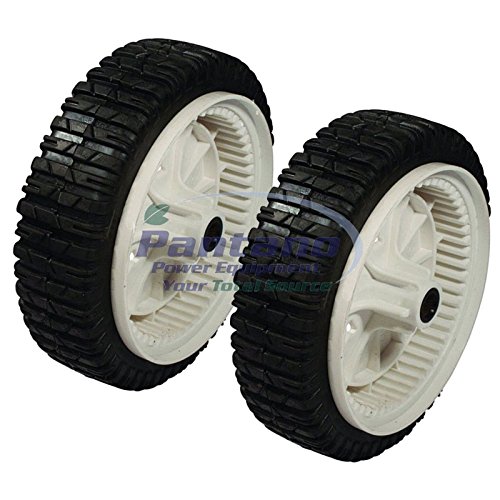 Set of 2 Plastic Drive Lawn Mower Wheel Sears AYP 180773 8 X 2