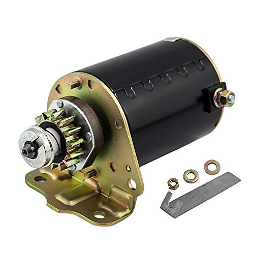 New Starter Motor For BRIGGS STRATTON 693551 14 TOOTH CRAFTSMAN LAWNMOWER STEEL FLYWHEEL FP8311SM