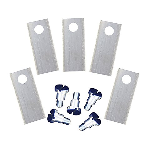 UP100 Auto Mower Blades for Bigmow Replacement Blades Robot Mower Blade L42W175T 06mm 9 Pack