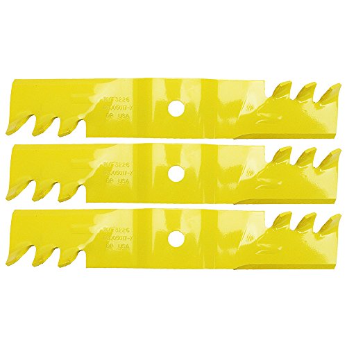 1 Set Of 3 Oem Extreme Gator Blades For Deck Mtd Cub Cadet Troy Bilt 48” Deck Zero Turn Mowers 02005017-x