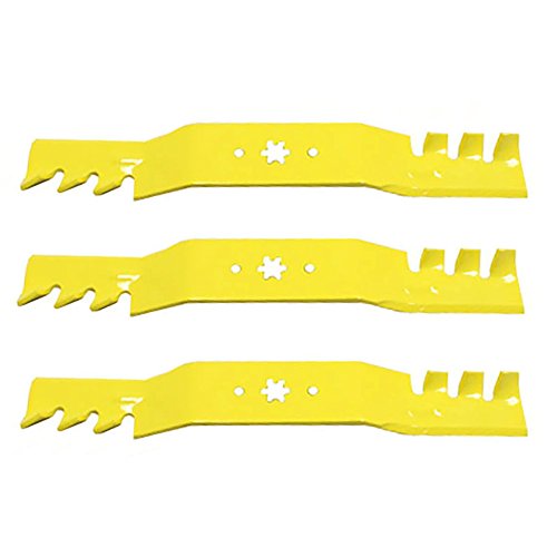 1 Set Of 3 Oem Extreme Gator Blades For Mtd Cub Cadet Riding & Zero Turn Mowers W/ 50" Decks 942-04053-x Rzt-50