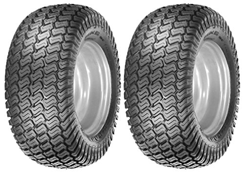 Oregon Pair Of 4 Ply Lawn Mower Garden Turf Master Tread Tires For Tractors 15-600-6 15x600x6