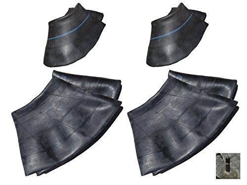 Set of 4 Lawn Mower Tire Inner Tubes TWO 15X600-6 Fronts TWO 20X800-8 Rears
