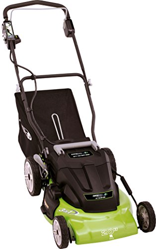 Earthwise 20-Inch 36-Volt Side DischargeMulchingBagging Cordless Electric Lawn Mower Model 60236