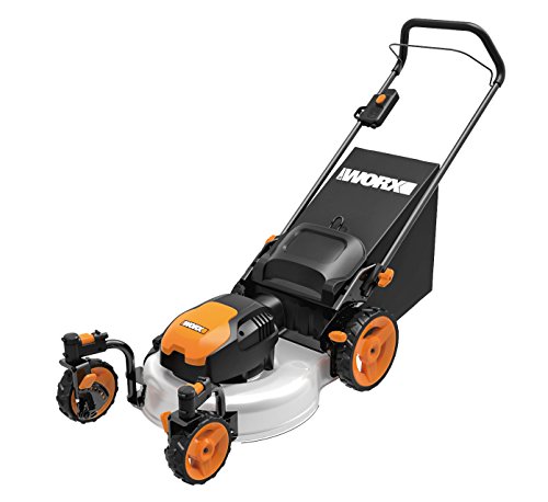 Worx Wg719 13 Amp Caster Wheeled Electric Lawn Mower 19-inch