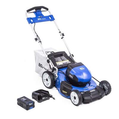 Kobalts 80-Volt Max Brushless Lithium Ion Self-propelled 21-in Cordless Electric Lawn Mower 60ah Battery and Charger Included