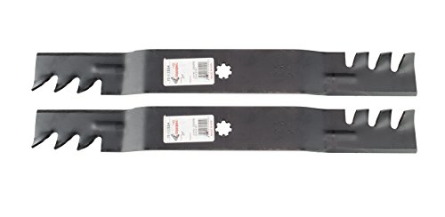 2 Rotary Copperhead Mulching Mower Blades Fit John Deere Models D100 LA100 Replaces OEM GX22151 GY20850 For 42” Deck