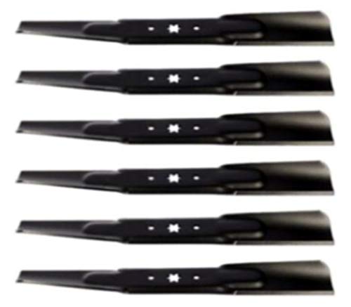 Set of 6 Sears Craftsman LT1500 PYT9000 T1200 T1400 42 Lawn Tractor Mower Blades Fits Models 247288820 247288870 247289010 247289110 247288811 247288812 247288830 247288831 247289800