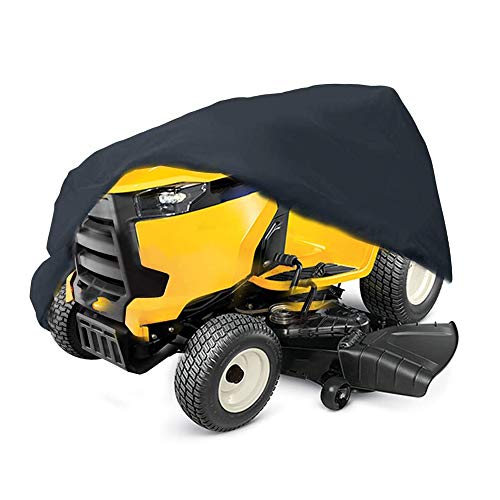 2win2buy Riding Lawn Mower Cover Waterproof Riding Lawnmower Tractor Cover Waterproof Heavy Duty Polyester UV Dust Water Proof ResistantUniversal Fit Decks up to 54 Inch