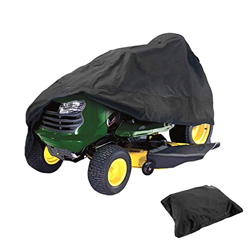 FLR Lawn Tractor Cover Waterproof Dustproof Riding Mower Cover Lightweight UV Protection Riding Lawn Mower Cover for Your Ride-On Garden Tractor XXL 95x19x54inches