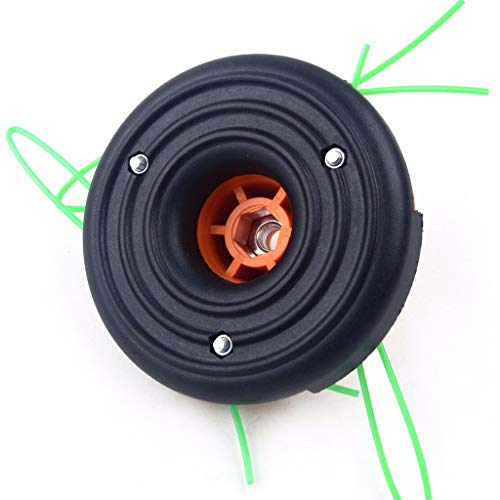Lawn Mower Parts Grass Trimmer Lawn Mower Accessory Universal 3 Trimmer Line Bump Speed Feed Pro Weed String Trimmer Head for Mower Orange