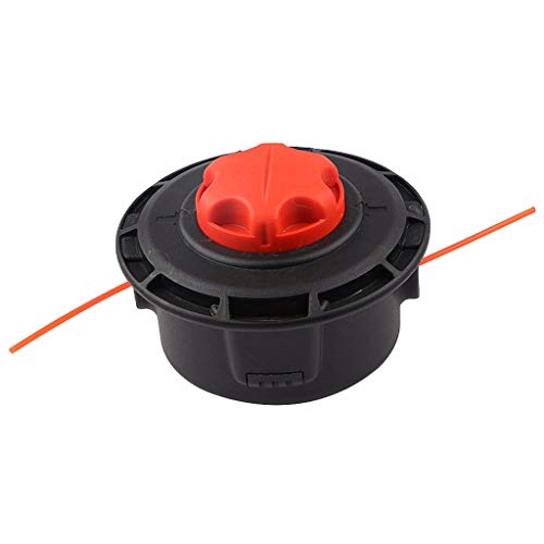 Lawn Mower Parts Plastic Grass Trimmer Head Top Rope Strimmer Lawn Mower Accessory String Trimmer Auto Head for Toro 51975 51954 51955 51974 120950010 308923014 Black