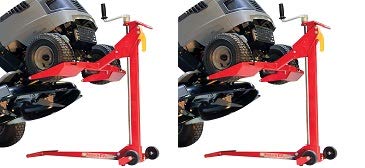 MoJack EZ Max - Residential Riding Lawn Mower Lift 450lb Lifting Capacity Fits Most Residential Ztr Mowers Folds Flat for Easy Storage Use for Mower Maintenance Or Repair 2