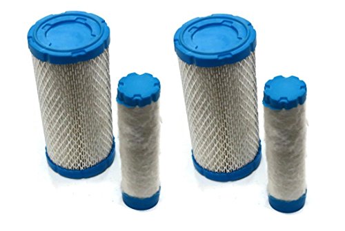 The ROP Shop 2 AIRPRE Filters Cleaners Set FerrisGravely Zero Turn ZTR Lawn Mower