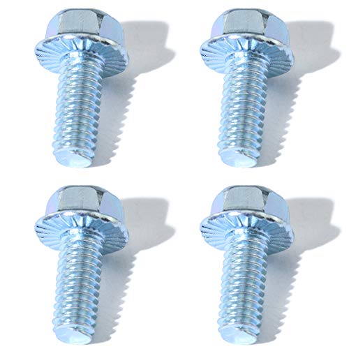 boeray Lawn Mover Spindle Hex Head Screw Mounting Bolt Replace Cub Cadet MTD Troy-Bilt 710-1260A 710-0650 710-04484 Toro 112-0395 Oregon 285-291 Pack of 4
