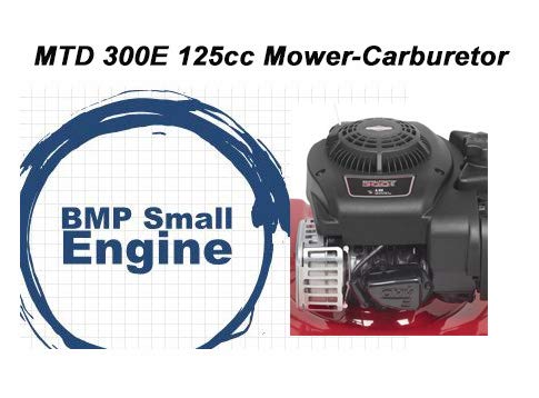 BMotorParts Carburetor for MTD Hyper Tough 125cc 45ft 300E Lawn Mower Briggs Stratton