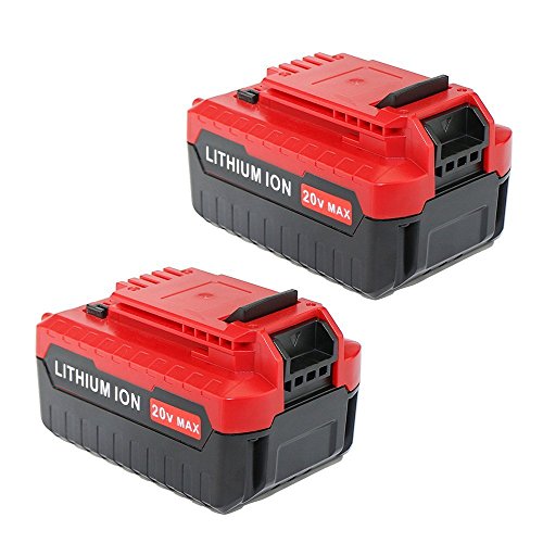 Enegitech 2 Pack 20v Max 40ah Lithium Battery For Porter Cable Pcc685l Pcc680l Cordless Power Tools