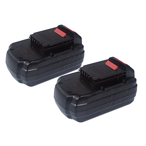 FLAGPOWER 18V 20Ah PC18B Replacement Battery for Porter Cable PC18B-2 Cordless Power Tools 2 Pack