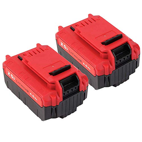 2 Pack 20V Max 60Ah Lithium PCC685L Battery Replacement for Porter Cable PCC680L PCC682L PCC685LP Cordless Tools Batteries