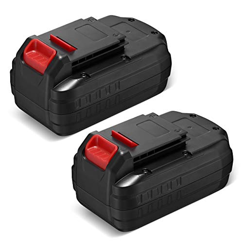 2 Pack 3700mAh Porter Cable 18V Replacement Battery Compatible with Porter Cable PC18B-2 18-Volt Cordless Tools Batteries